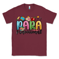 Burgundy para professional Classic Tee - MaliasSmallBusiness