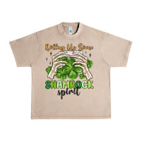 French Oak rolling up some shamrock spirit Urban Heavy Tee - MaliasSmallBusiness