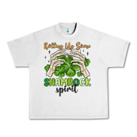 Lunar Rock rolling up some shamrock spirit Urban Heavy Tee - MaliasSmallBusiness