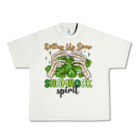 Pistachio rolling up some shamrock spirit Urban Heavy Tee - MaliasSmallBusiness
