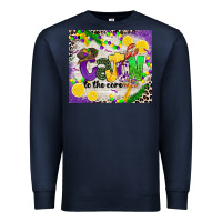 Navy cajun to the core Premium Sweatshirt - CowGirlArtShop