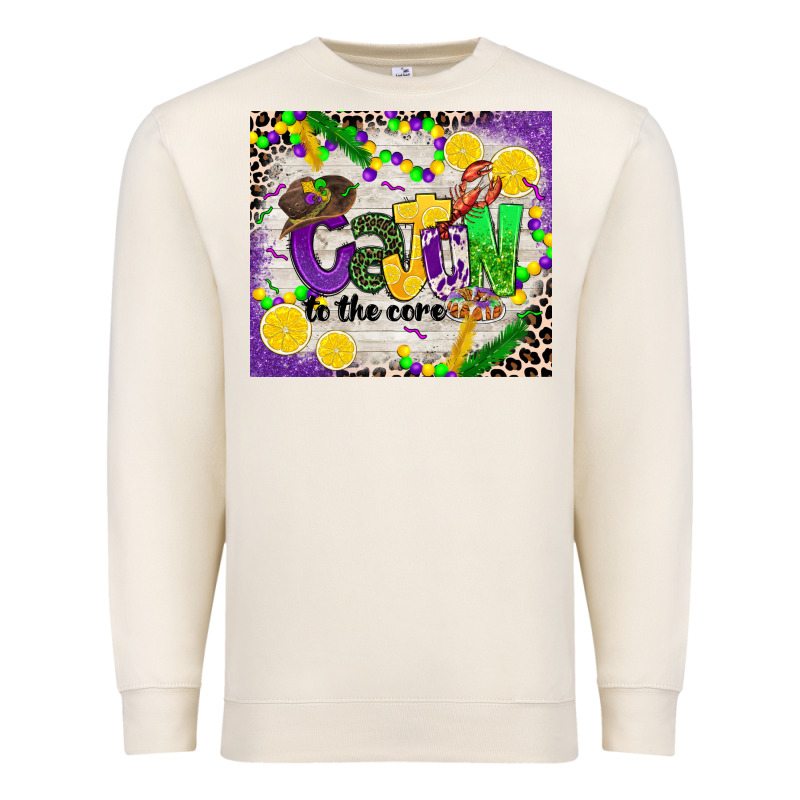 Cajun To The Core Premium Sweatshirt by CowGirlArtShop | Teevron