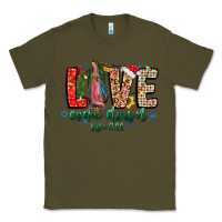 Army Green Love ComeDown Luke 2.11-2 Classic Tee - CowhideDigitalArt