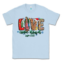 Dusty Blue Love ComeDown Luke 2.11-2 Classic Tee - CowhideDigitalArt