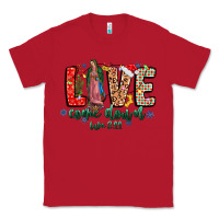 Red Love ComeDown Luke 2.11-2 Classic Tee - CowhideDigitalArt