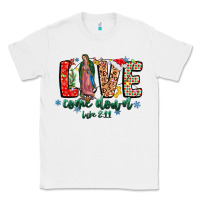 White Love ComeDown Luke 2.11-2 Classic Tee - CowhideDigitalArt