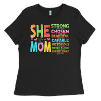Black she is mom Ladies Tee - JahusDesignShop