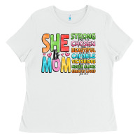 She Is Mom Ladies Tee | Teevron