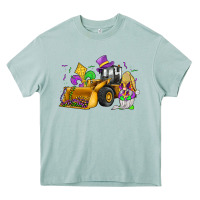 Arona mardi gras gnome bulldozer Heavy Core Tee - JahusDesignShop