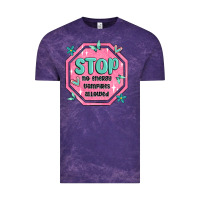 Cloud Purple stop no energy vampires allowed Vintage Tee - MaliasSmallBusiness