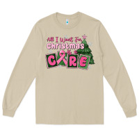Mushroom all i want for is a care Long Sleeve Tee - MaliasSmallBusiness