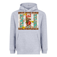 Heather Grey teach love inspire Heavyweight Hoodie - TumblerDesignByShophia