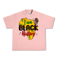 Salmon i am black history Urban Heavy Tee - MaliasSmallBusiness