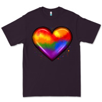 Plum pride heart Premium Tee - JahusDesignShop