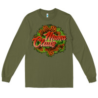 Army Green mama claus cone Long Sleeve Tee - JahusDesignShop