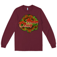Burgundy mama claus cone Long Sleeve Tee - JahusDesignShop