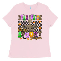 Dead Inside But It's Spooky Season Ladies Tee | Teevron
