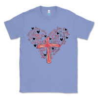 Colony Blue retro christian valentine Classic Tee - MaliasSmallBusiness