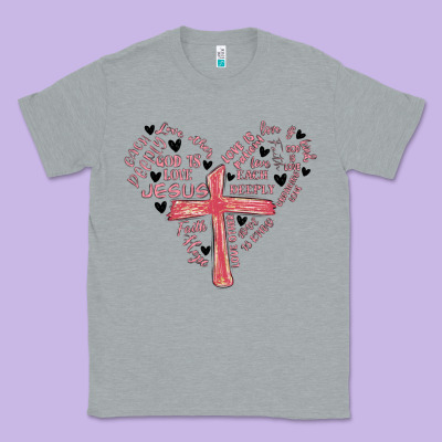 Retro Christian Valentine Classic Tee Designed By Maliassmallbusiness