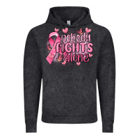 Vintage Black nobody fights alone cancer Vintage Hoodie - MaliasSmallBusiness