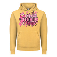 Vintage Mustard nobody fights alone cancer Vintage Hoodie - MaliasSmallBusiness