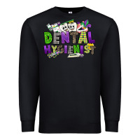 Black dental hygienest mardi gras Premium Sweatshirt - CowGirlArtShop