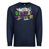 Navy dental hygienest mardi gras Premium Sweatshirt - CowGirlArtShop
