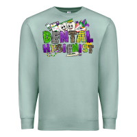 Seafoam dental hygienest mardi gras Premium Sweatshirt - CowGirlArtShop