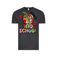 Vintage Black crushed 100 days of school Vintage Tee - MaliasSmallBusiness