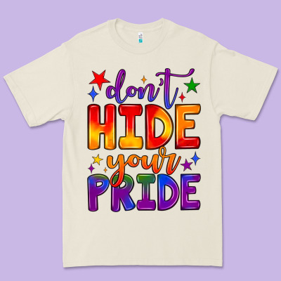 Don't Hide Your Pride Premium Tee Designed By Jahusdesignshop