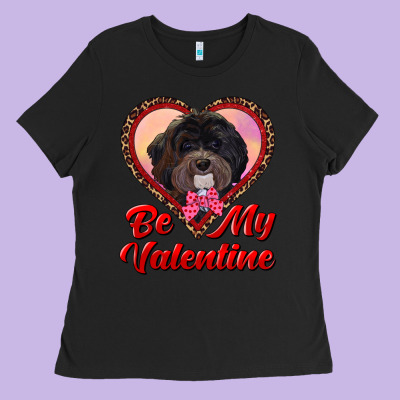 Be My Valentine Ladies Tee Designed By Ranaportraitstore