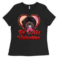 Black be my valentine Ladies Tee - RanaPortraitStore