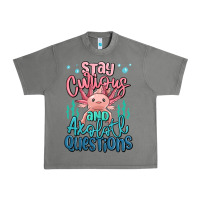 Tornado stay curious and axolotl questions Urban Heavy Tee - MaliasSmallBusiness