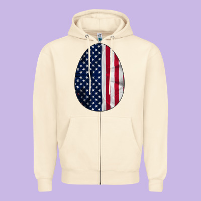 American Flag Zipper Hoodie Designed By Bettercallsaul