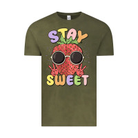 Vintage Olive stay sweet Vintage Tee - MaliasSmallBusiness