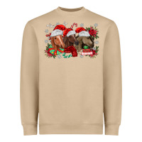 Mushroom christmas horses Heavyweight Sweatshirt - MaliasSmallBusiness