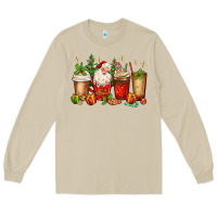Mushroom Christmas Santa coffee cups Long Sleeve Tee - MaliasSmallBusiness