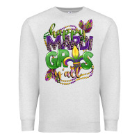 Oatmeal Heather happy mardi gras yall Premium Sweatshirt - CowGirlArtShop