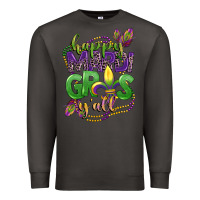 Smoke happy mardi gras yall Premium Sweatshirt - CowGirlArtShop