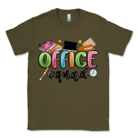 Army Green office squad Classic Tee - MaliasSmallBusiness
