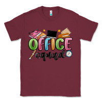 Burgundy office squad Classic Tee - MaliasSmallBusiness