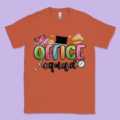 Office Squad Classic Tee Designed By Maliassmallbusiness