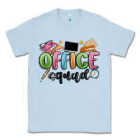 Dusty Blue office squad Classic Tee - MaliasSmallBusiness