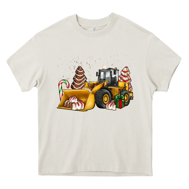 Little Debbie Tree Cakes Bulldozer Heavy Core Tee by JahusDesignShop | Teevron