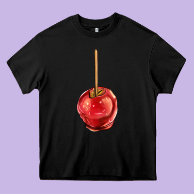 Apple Candy Heavy Core Tee Designed By Adodesignshop