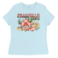 Baby Blue fearfully and wonderfully created Ladies Tee - JahusDesignShop