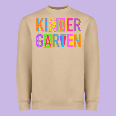 Kindergarten Heavyweight Sweatshirt Designed By Nancycooperartshop