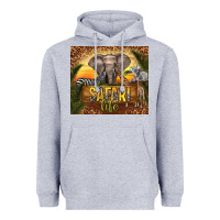 Heather Grey safari life Heavyweight Hoodie - TumblerDesignByShophia
