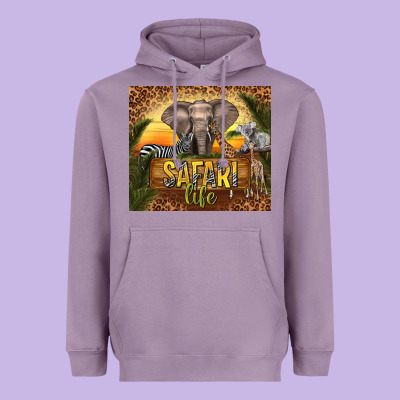 Safari Life Heavyweight Hoodie Designed By Tumblerdesignbyshophia