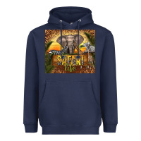 Navy safari life Heavyweight Hoodie - TumblerDesignByShophia